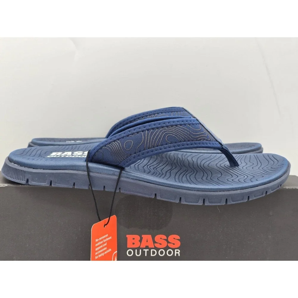 NEW BASS OUTDOOR TOPO THONG Sandal‎ — US SIZE 9 - Ensign Blue - NIB